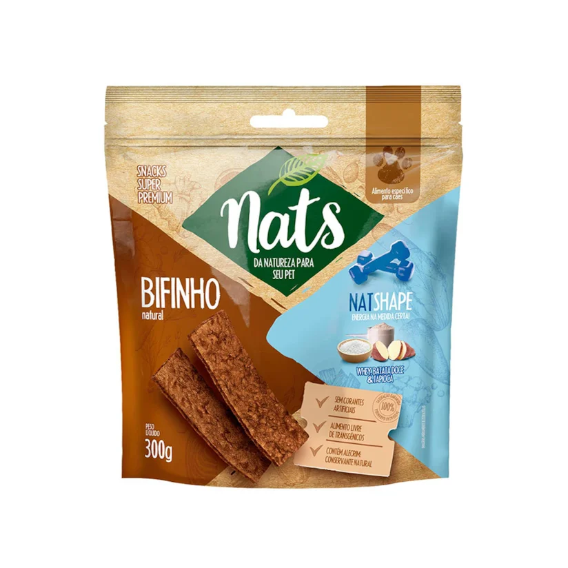 Bifinho Cães Nats Natural NatShape 300g