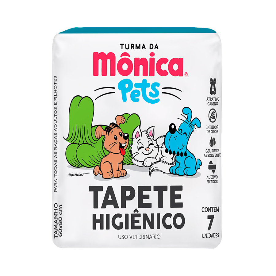 Tapete Higiênico Turma da Mônica Pets para Cães