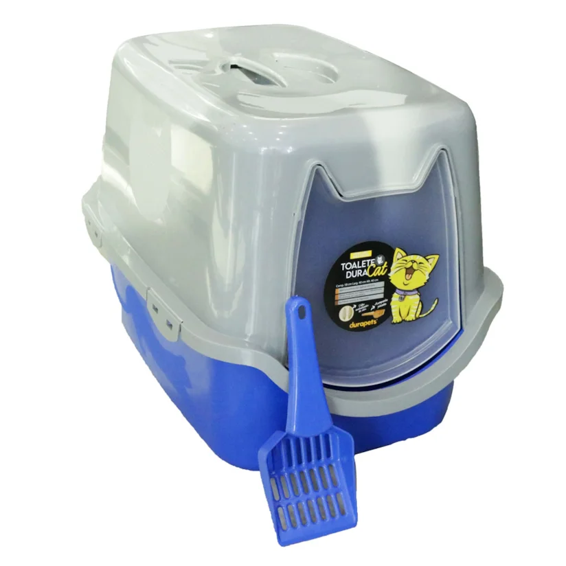 Banheiro Para Gatos Toalete Duracats Azul