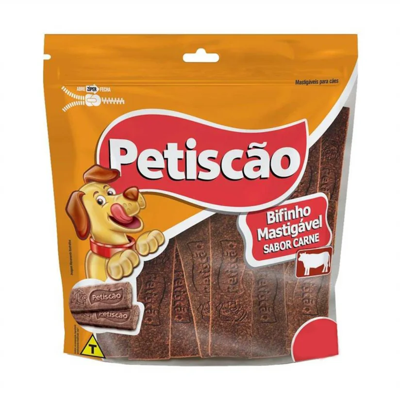 Bifinho Cães Petiscão Tablete Mastigável de Carne 500g