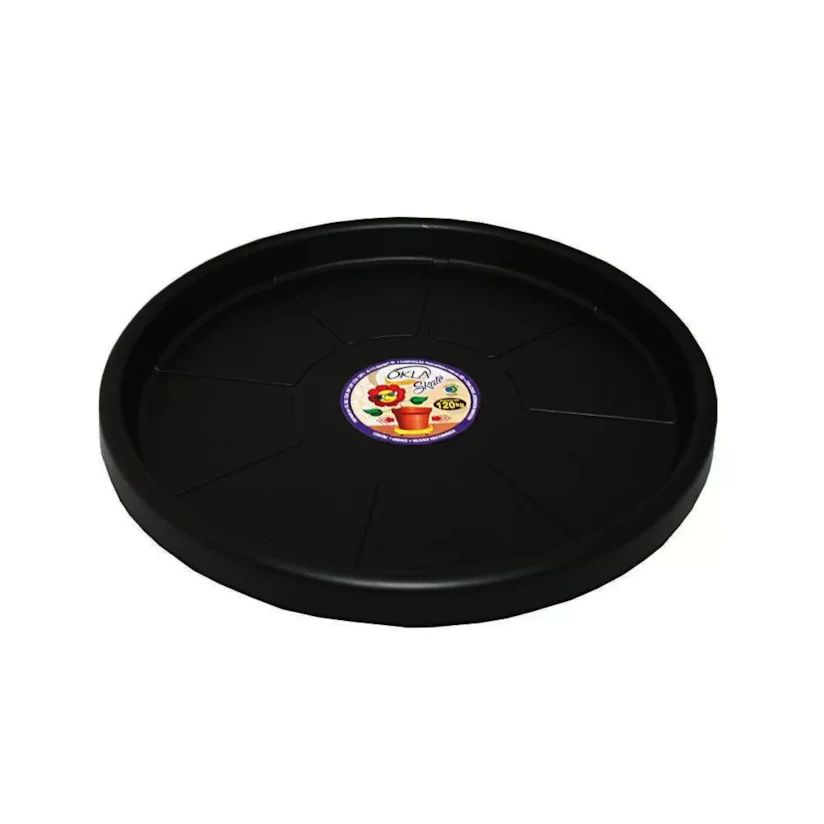 Prato com Rodas Preto Skate Okla 40cm