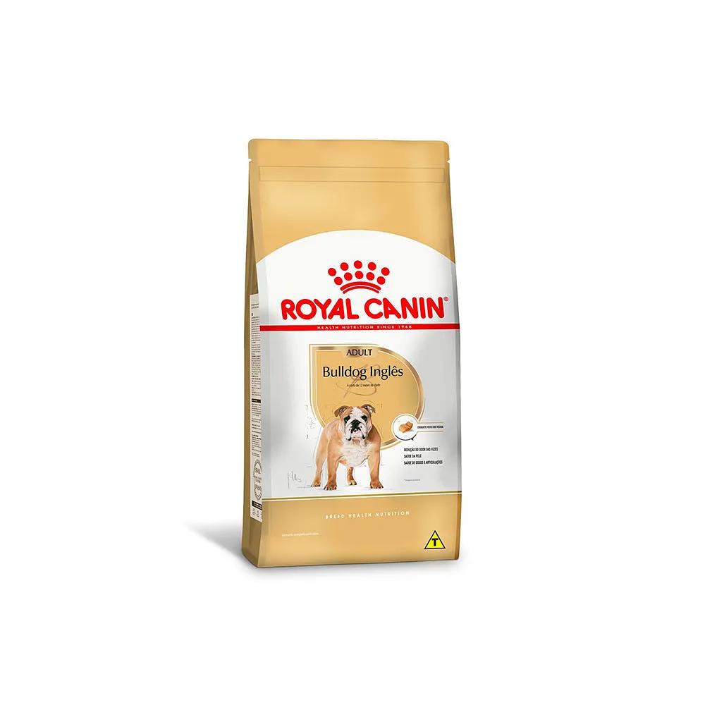 Ração Royal Canin para Cães Adultos da Raça Bulldog 10,1 kg