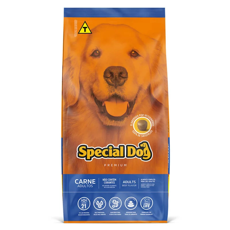 Ração Special Dog Para Cães Adultos Carne 20 kg