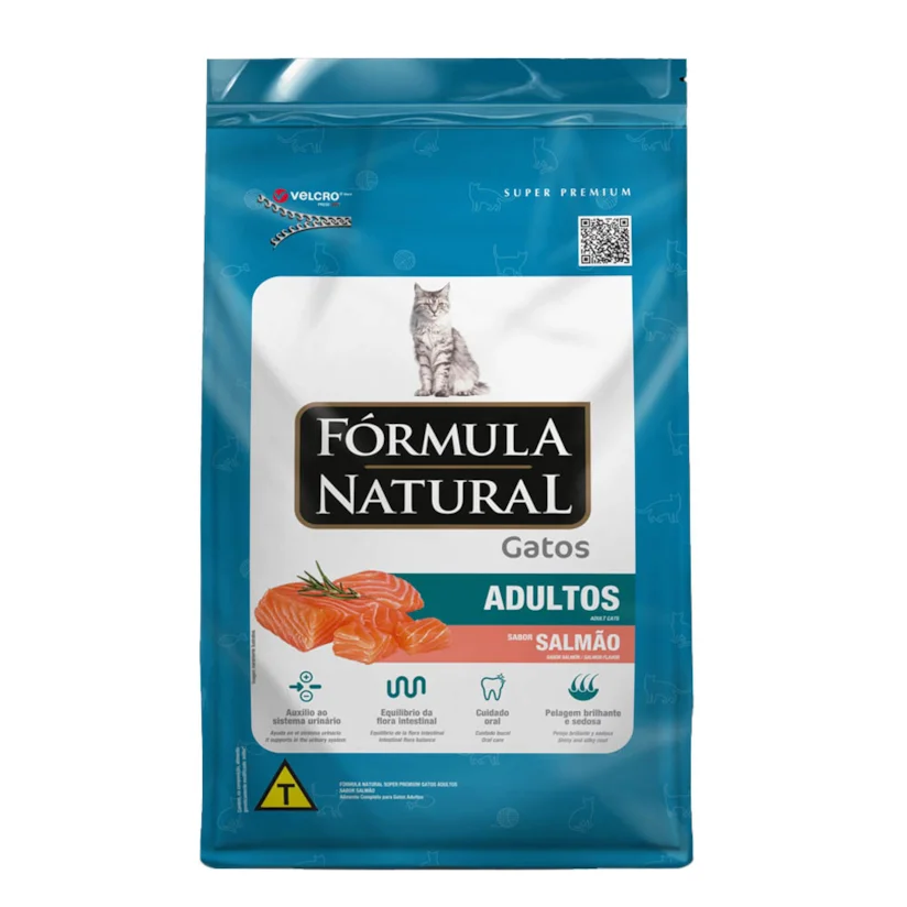 Ração Fórmula Natural Super Premium Gatos Adultos Salmão 1kg