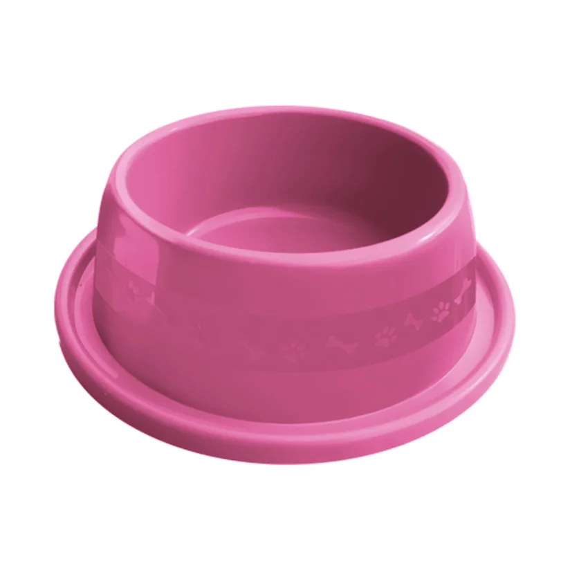 Comedouro Cães Furacão Pet Anti Formiga Rosa 350ml