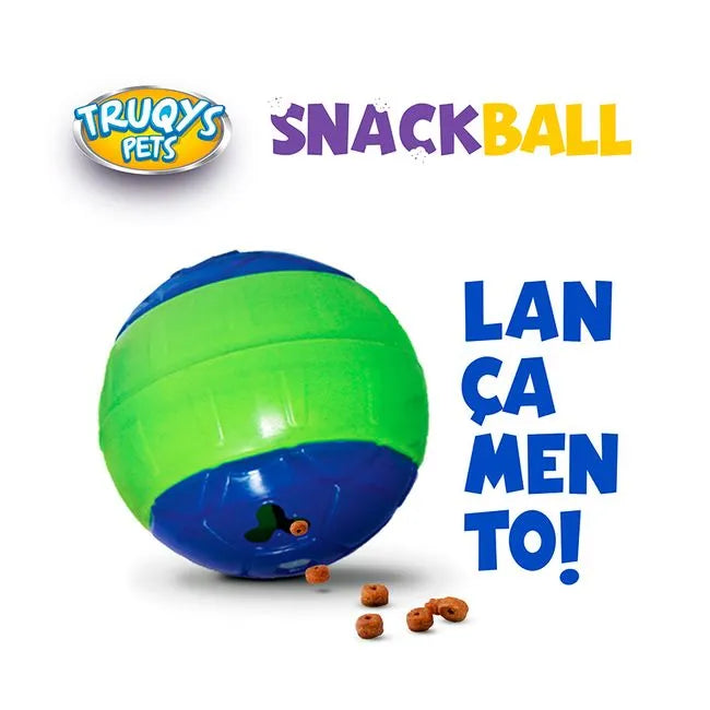 Brinquedo Truqys Snack Ball Azul para Cães