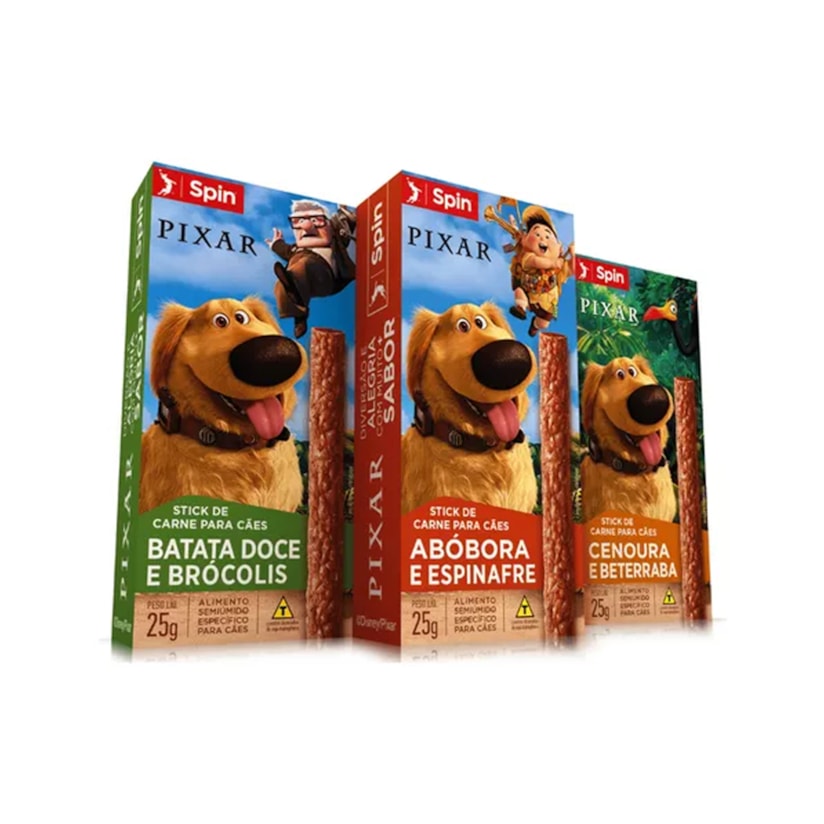 Petisco para Cães Up Spin Pet Cenoura/Beterraba 25g