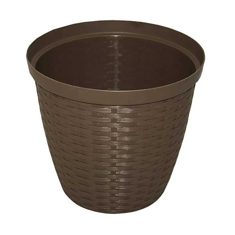 Cachepô Rattan Tabaco Okla 1,2L