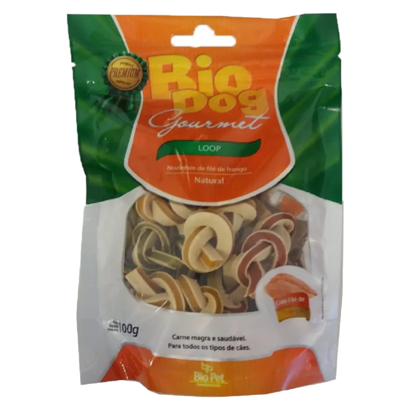 Petiscos Cães Gormert Biodog Loop 100g