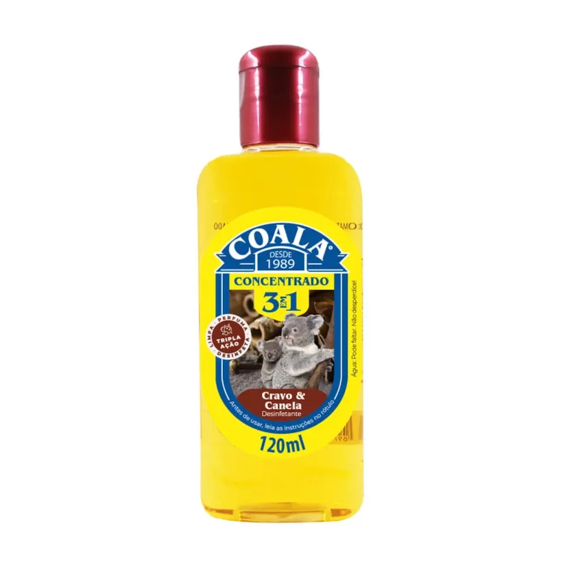 Desinfetante Concentrado 3 em 1 Talco Cravo e Canela 120ml