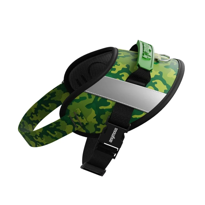 Peitoral Para Cães Anymous Power UP Green Camouflage G