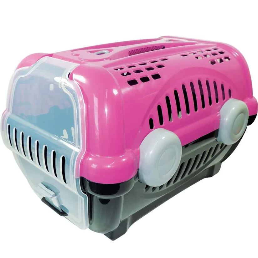 Caixa de Transporte Furacão Pet Luxo Rosa N3
