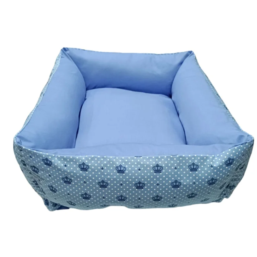 Cama para Cães e Gatos CamaPet Coroa Azul Tamanho G