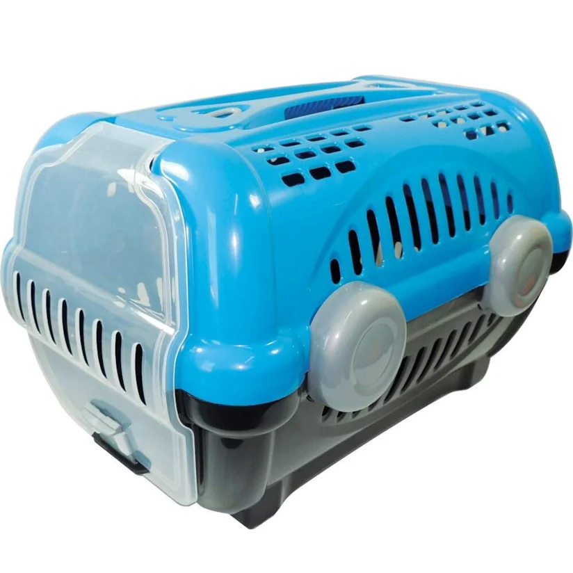 Caixa de Transporte Furacão Pet Luxo Azul N3