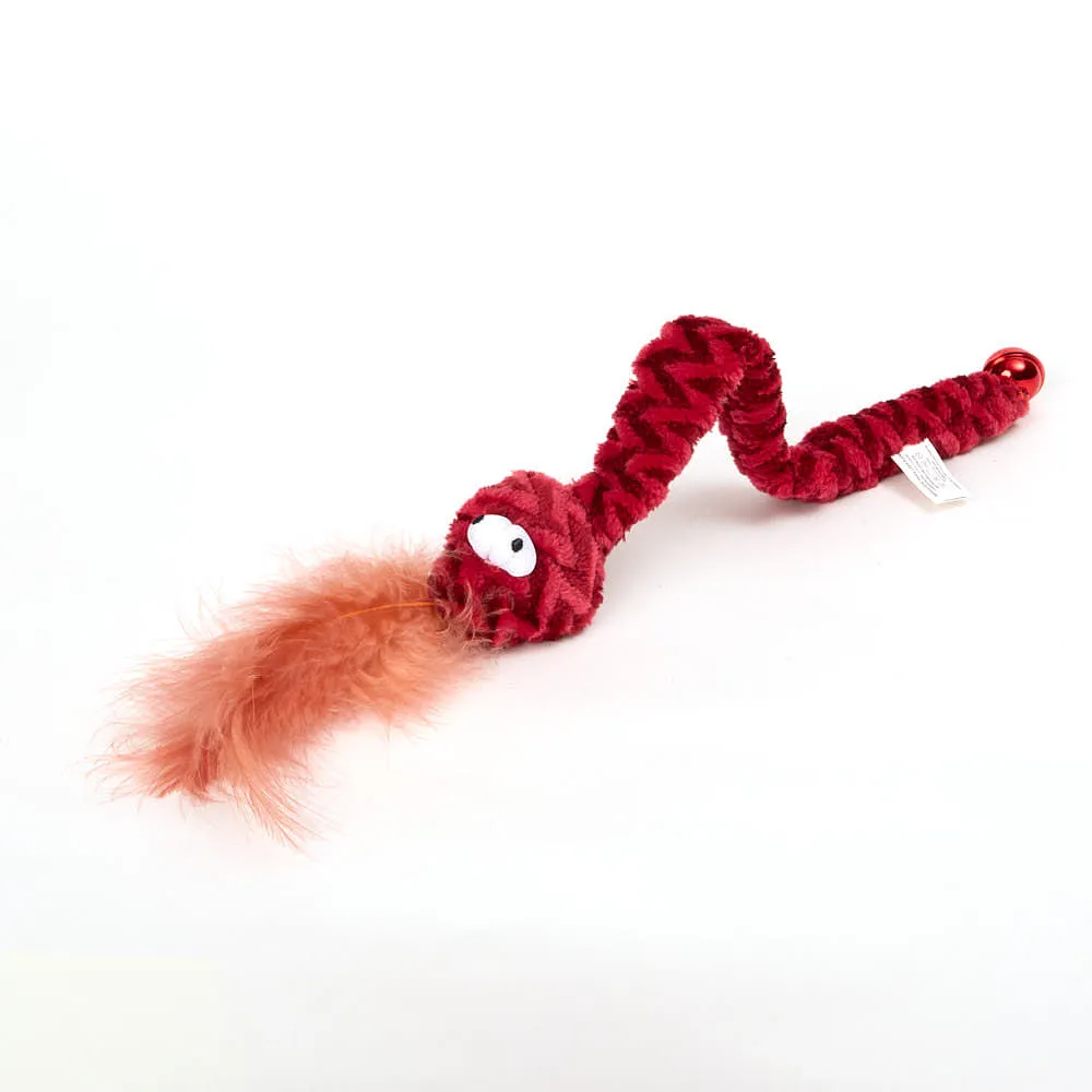 Brinquedo Pelúcia Cobra com Catnip Flicks