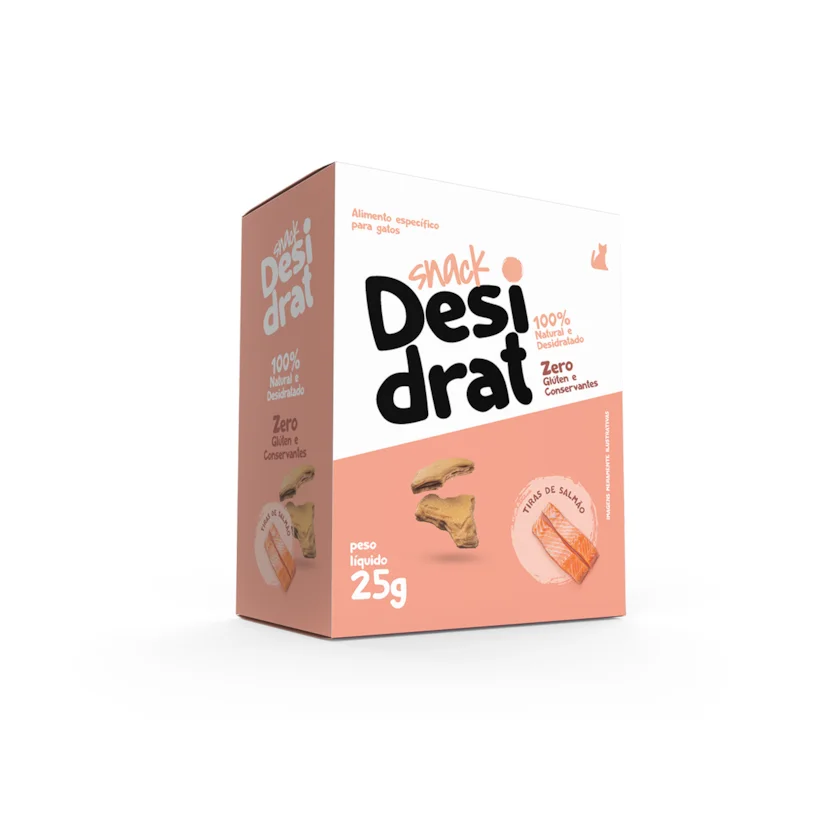 Snack Gatos Desidrat Salmao 25g