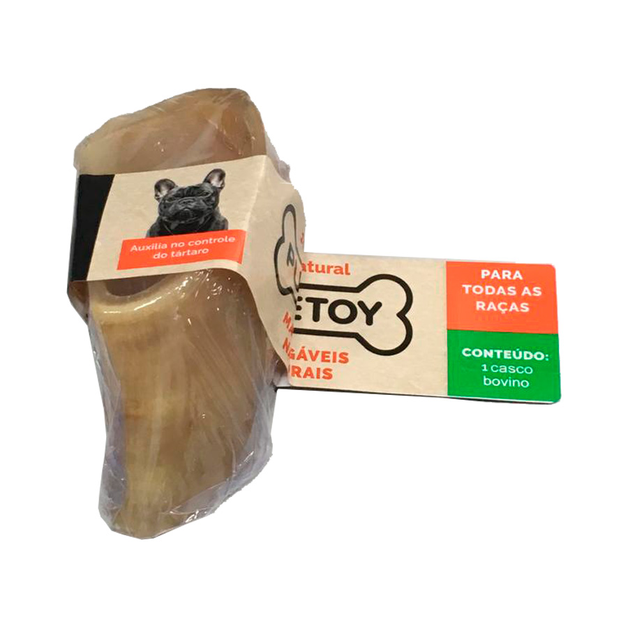 Osso Puretoy Casco Bovino para Cães
