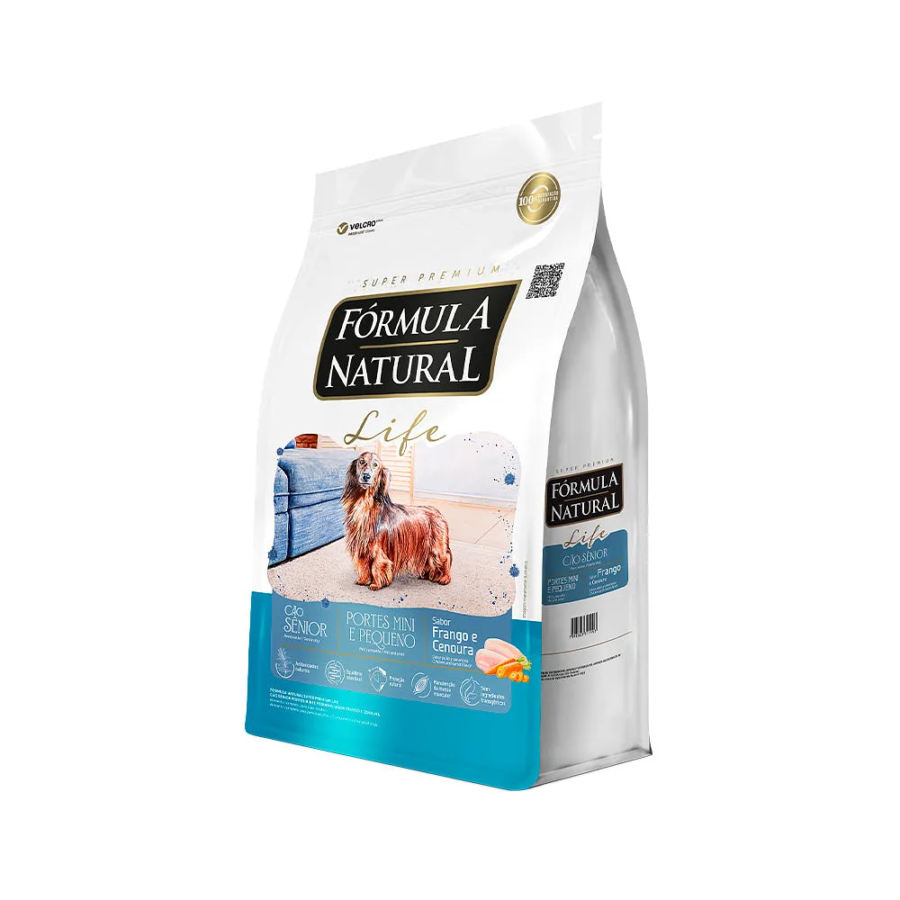 Ração Fórmula Natural para Cães Sênior Raças Mini