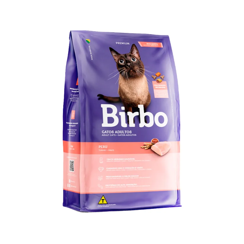 Ração Gatos Birbo Adultos Peru 7Kg