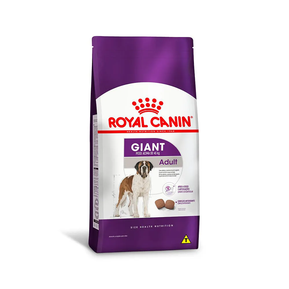 Ração Seca Royal Canin Giant para Cães Adultos ou Idosos de Raças Gigantes - 15 Kg
