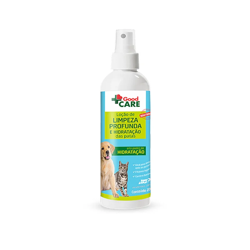 Loção Limpeza Profunda e Hidratação das Patas Good Care Mundo Animal 200ml