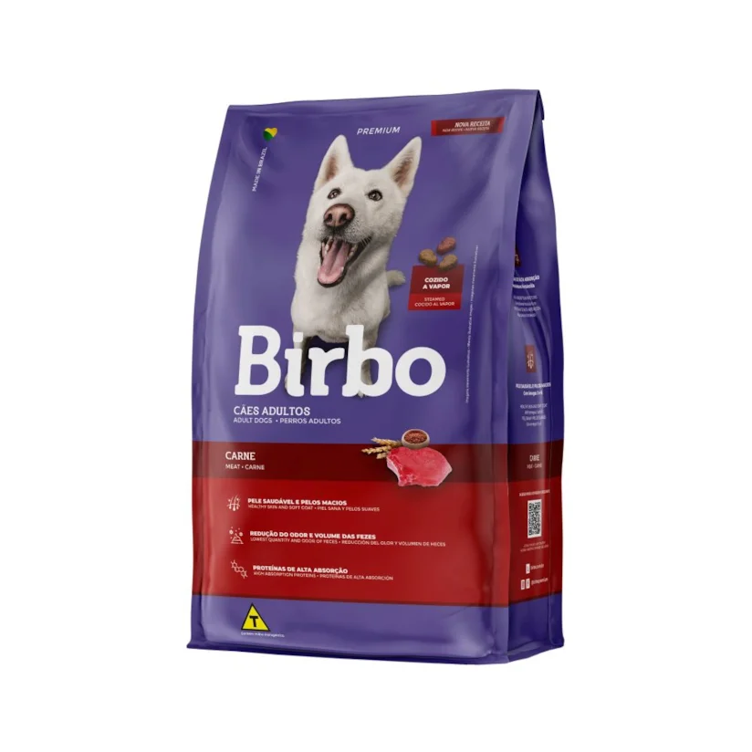 Ração Cães Birbo Adultos Carne 7Kg