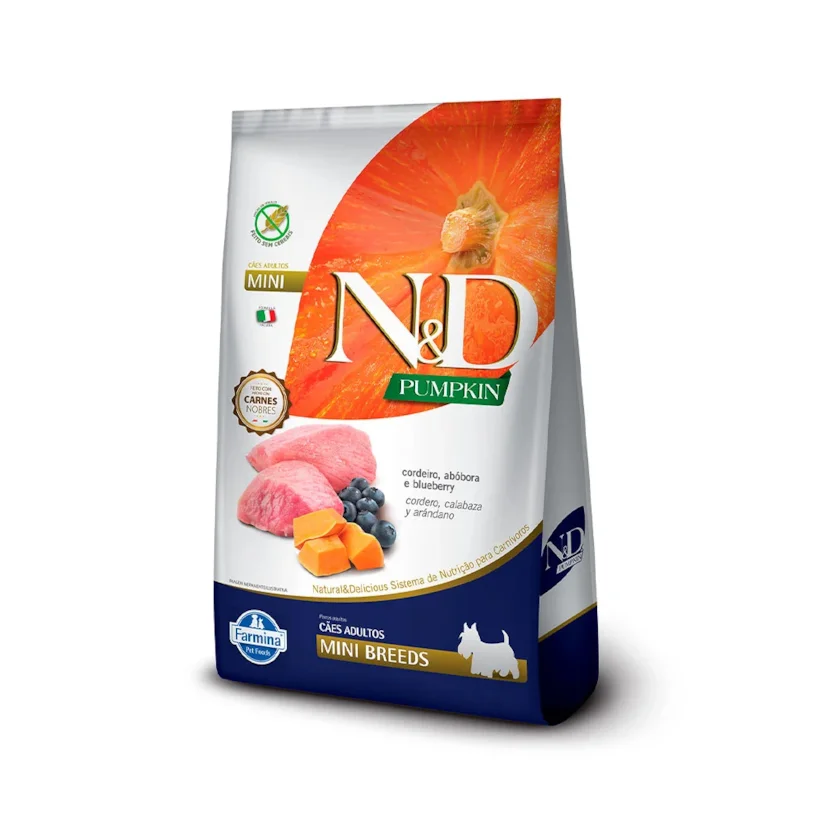 Ração N&D Pumpkin Cães Adultos Mini Cordeiro 10,1kg