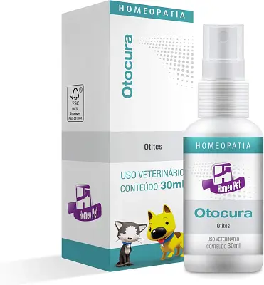 Homeopet Otocura para Tratamento de Otites 30ml
