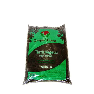 Terra Vegetal com Húmus Campo e Flores