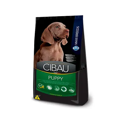 Cibau Maxi Breeds para Cães Filhotes de Raças Grandes - 15kg